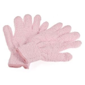 Dusting Cleaning Gloves Microfiber Mittens for Windows, Pink 1 Pair